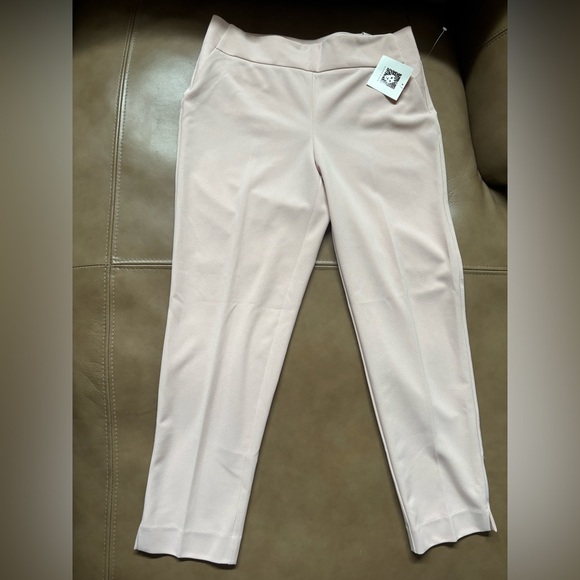 Anne Klein Pants - Chic Rose Smoke Trousers